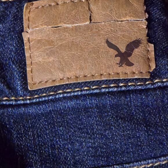 American Eagle Women's Tomgirl Super Stretch Button Fly Jeans, Size 12 - Picture 7 of 10